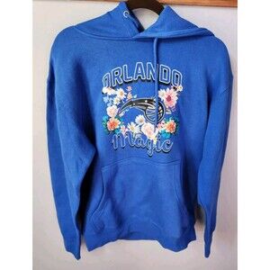 Nwt Orlando Magic Pullover Hoodie G-III Sports by Carl Banks Blue Floral Size M
